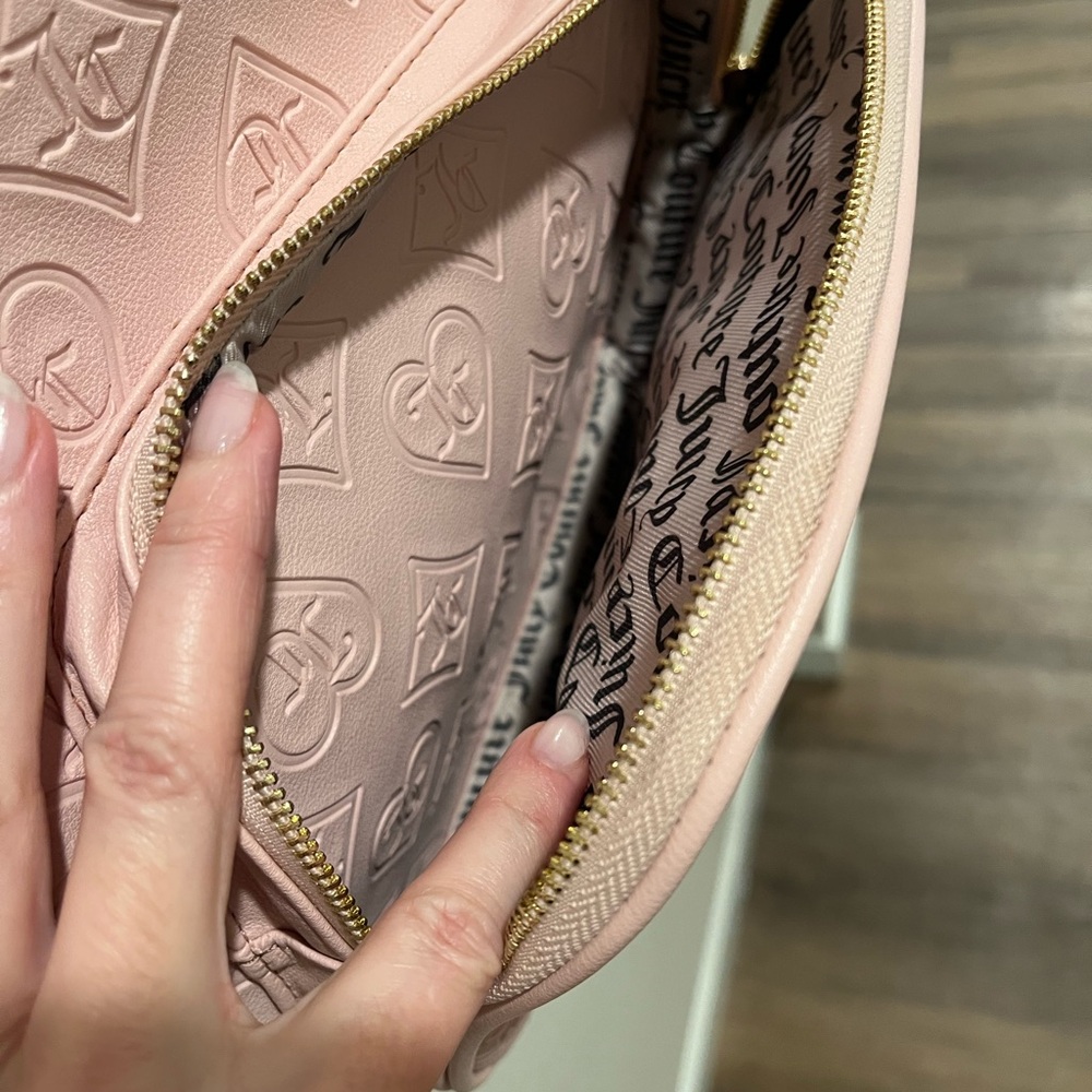 Pink Embossed Backpack - Picture 7 of 8